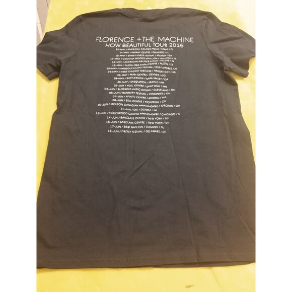 Florence and the Machine How Beautiful Tour T-Shirt 2016 Size Small - Picture 3 of 8